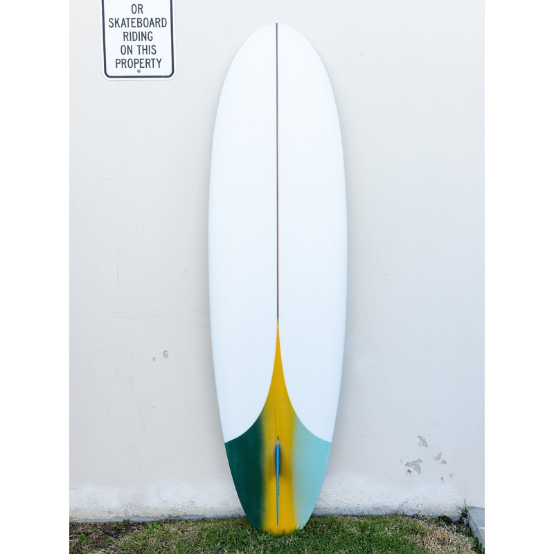 Koz McRae SurfingBoards | 7’0″ Laguna Hull Artwork Tail Surfboard