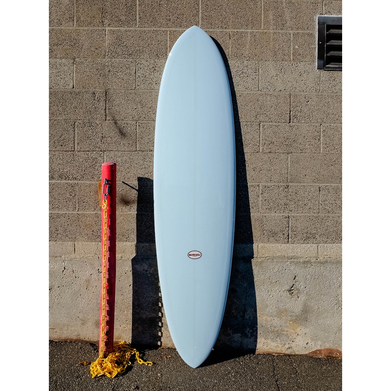 Mangiagli Surfboards | 7’2″ M4 Mid Pin Blue Surfboard