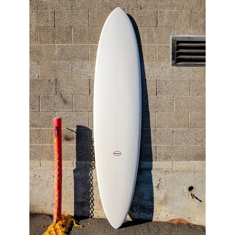 Mangiagli Surfboards | 8’6″ M4 Mid Pin Grey Surfboard