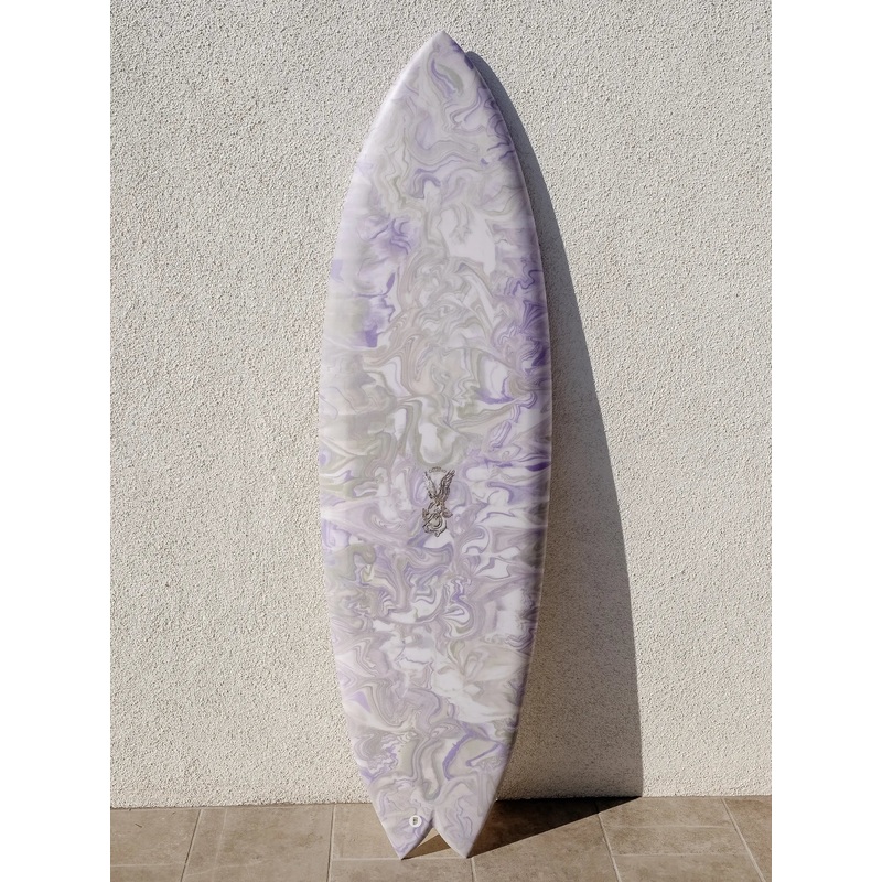 Nuevo Camino | Talladega Twin 58 Lavender Smoke Surfboard