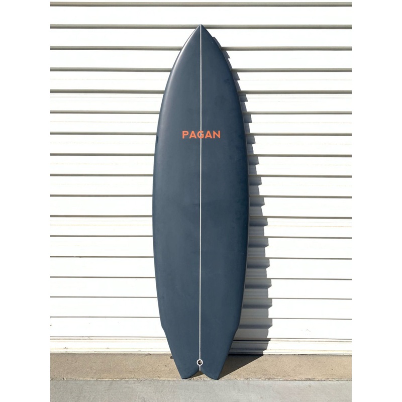 Pagan USA | 5’8″ Modern Twin Charcoal Gray Surfboard