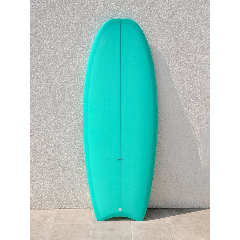 STPNK | 50 Polyp Mint Twin Fin Surfboard