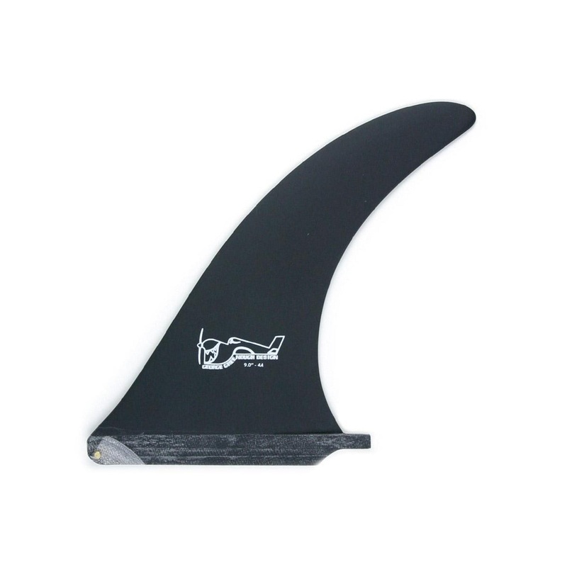 True Ames | 7 Greenough 4A Single Fin Black