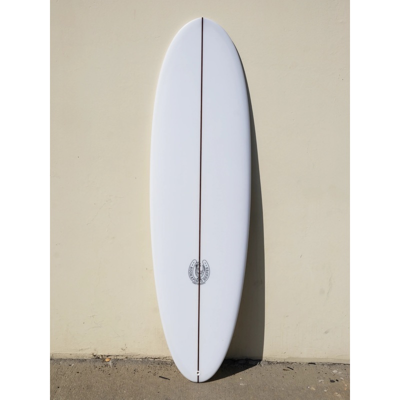 6’8″ Thick Twin Clear Surfboard