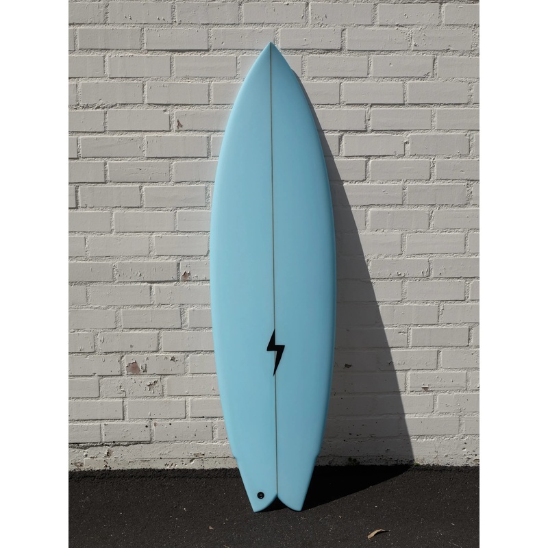 Corey Graham Shapes | 511 Single Flyer Twin Trailer Sky Surfboard