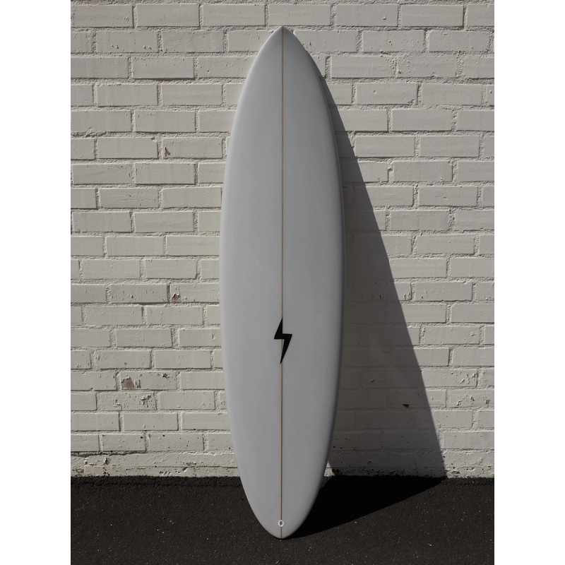 Corey Graham Shapes | 66 Quad Channel Twin Fin Slate Surfboard