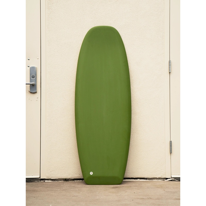 Deepest Reaches | 53 Pizza Box Sage Green Surfboard