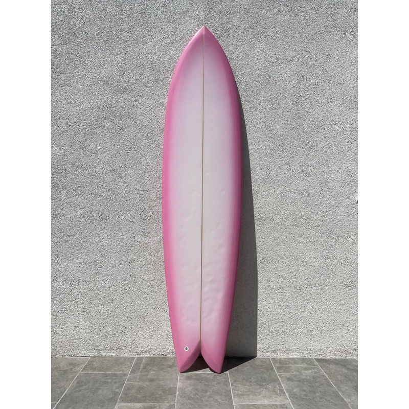 Deepest Reaches | 76 Mega Fish Pink Surfboard (USED)