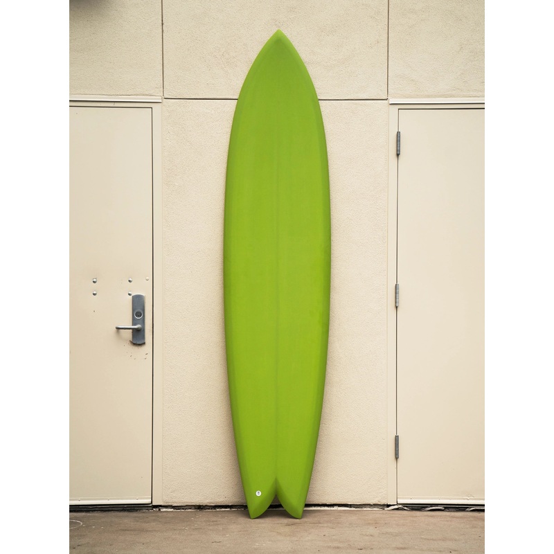 Deepest Reaches | 86 Mega Fish Lime Green Surfboard