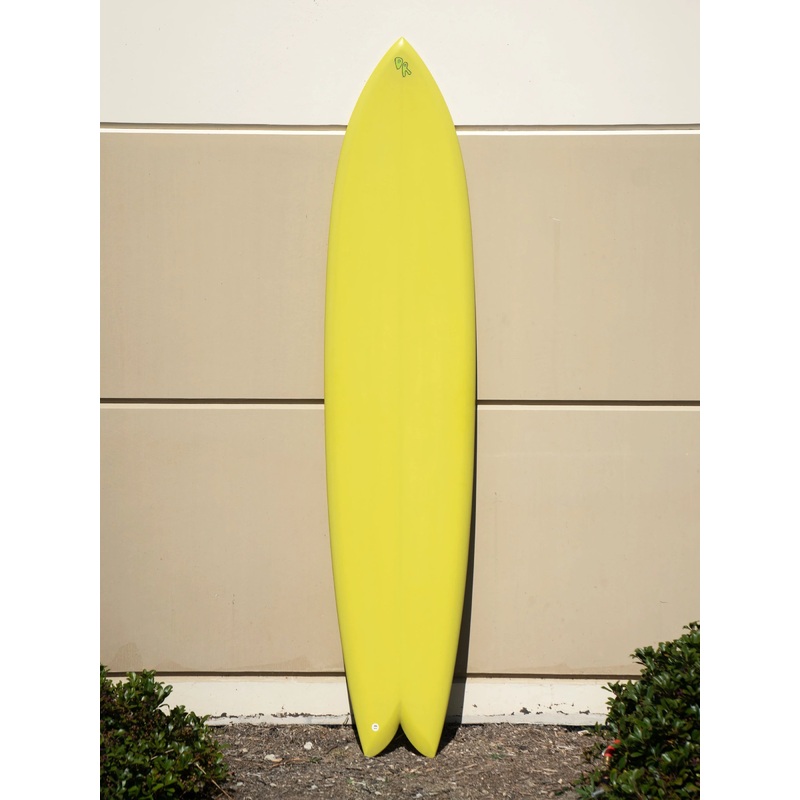 Deepest Reaches | 90 Mega Fish Pastel Yellow Surfboard