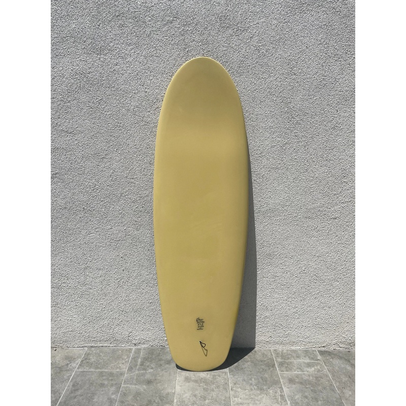 Koz McRae SurfingBoards | 62 Stubby Yellow Blue Surfboard (USED)