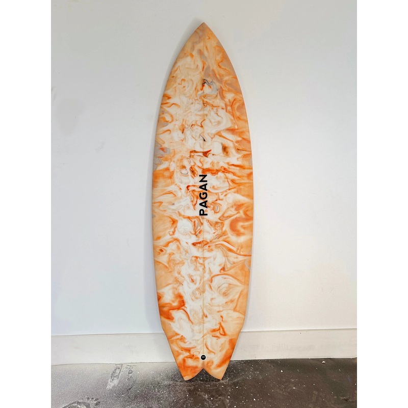 Pagan USA | 5’4″ Modern Twin Custom Resin Swirl Surfboard