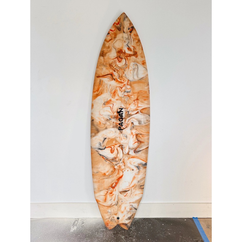 Pagan USA | 6’0″ Modern Twin Custom Resin Swirl Surfboard