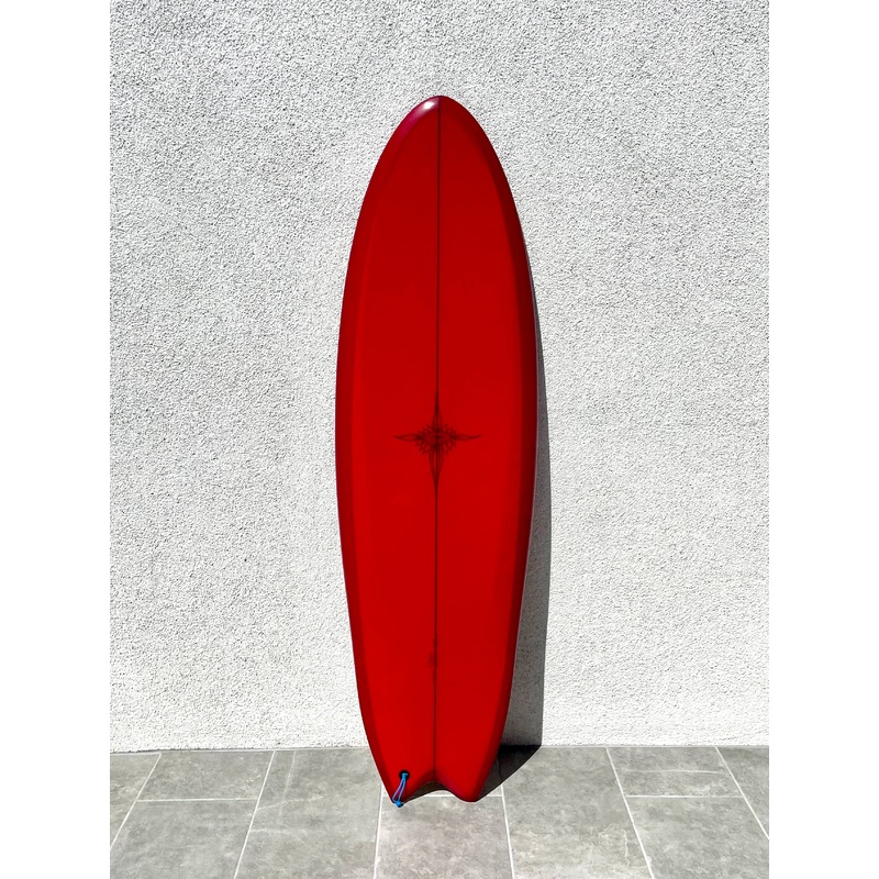 Ryan Burch | 57 Cuttle Fish Red Surfboard (USED)