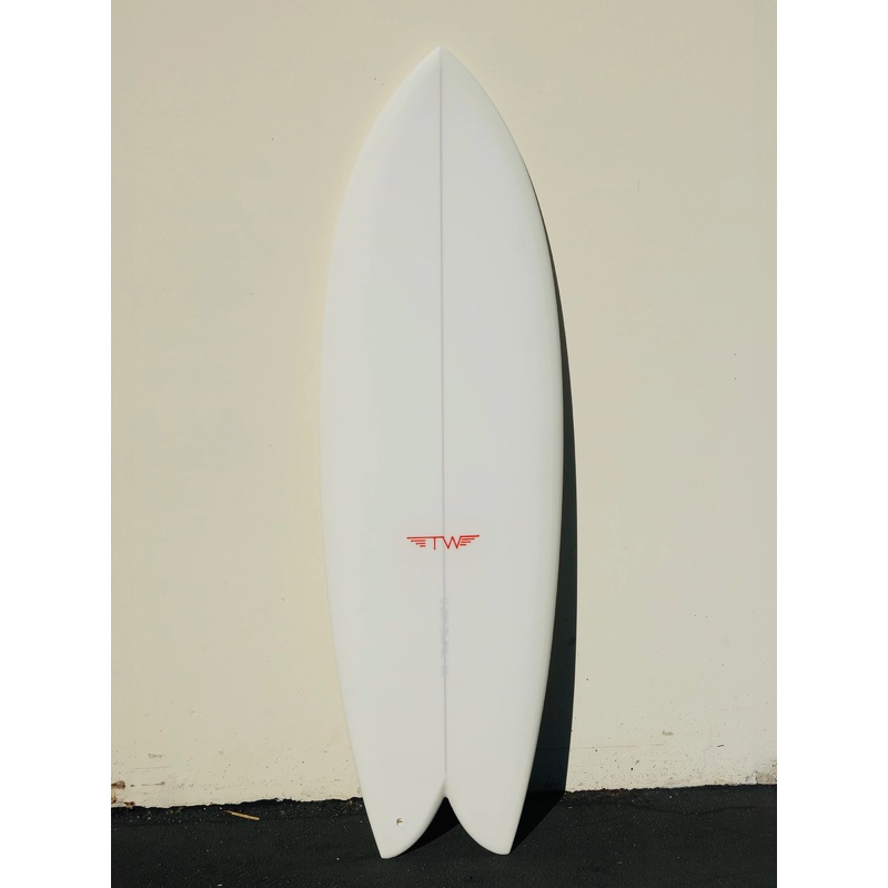 Tyler Warren | 57 Dream Fish Opaque White Surfboard
