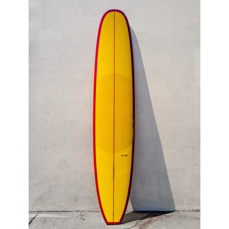 Tyler Warren | 98 Salinas Gold & Wine Glossed Longboard