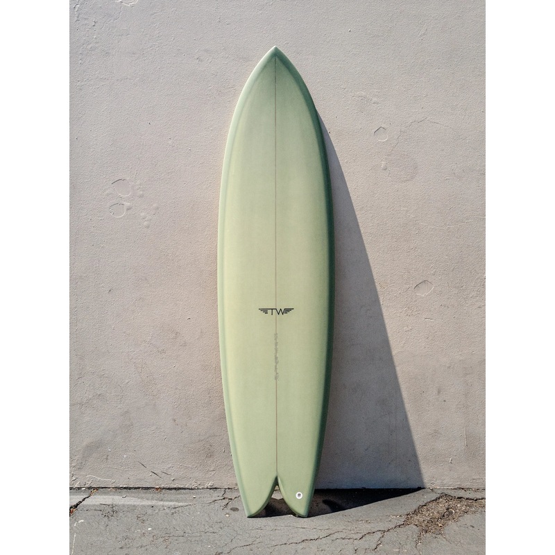 Tyler Warren | Big Fish 610 Big Fish Army Gray Surfboard