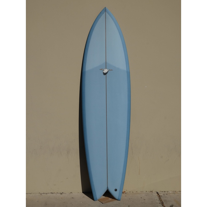 WESTON Surfboards // 7’0″ Fish // Light Denim Surfboard