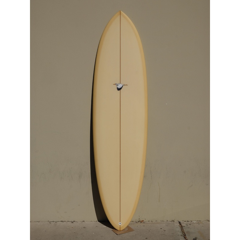 WESTON Surfboards // 7’2” Twin Pin // Straw Yellow Surfboard