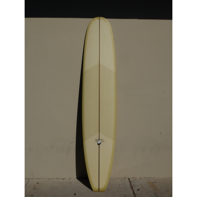 WESTON Surfboards // 9’6” Flying Burrito Noserider // Vintage Yellow Surfboard