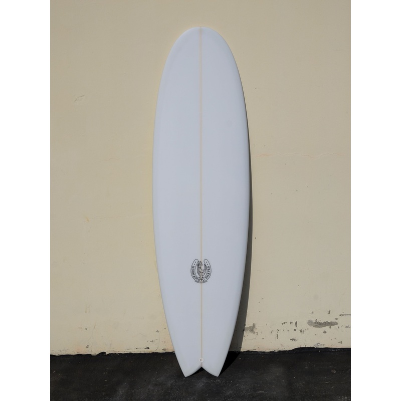 6’8″ Fishy Noserider Clear Surfboard