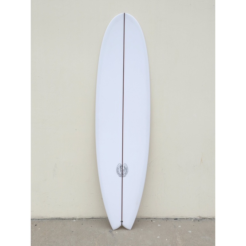 7’2″ Fishy Noserider Twin Fin Surfboard