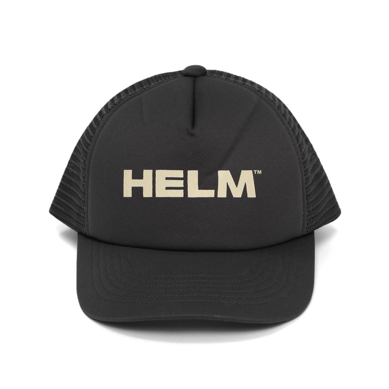 Block Logo Trucker Hat | Grey