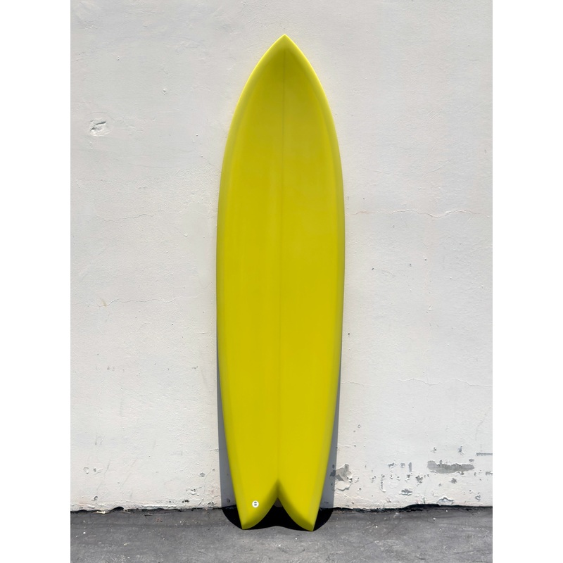 Deepest Reaches | 66 Mega Fish Solarium Yellow Surfboard