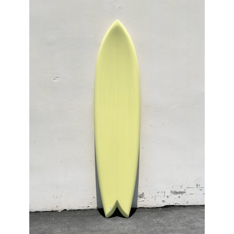 Deepest Reaches | 76 Mega Fish Yellow Surfboard