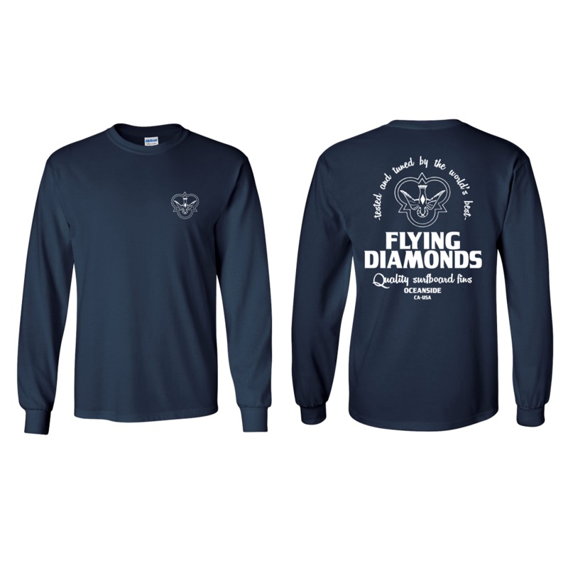 Tshirt – Tested & Tuned – Navy – Long Sleeve