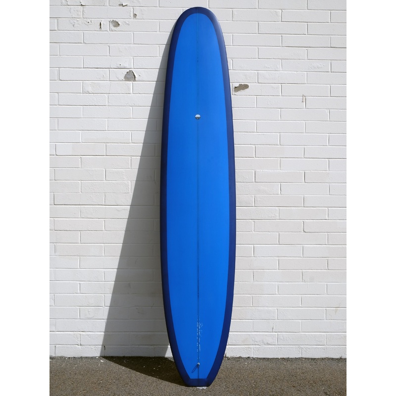 Woodin Surfboards | 9’8″ Led Sled Blue Longboard