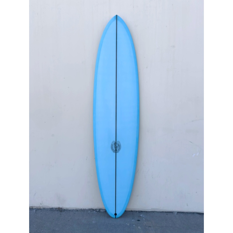7’8″ Thin Twin Blue Tint Surfboard