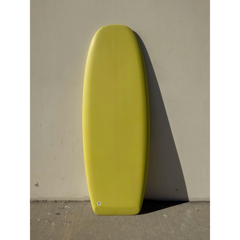 Deepest Reaches | 50 Pizza Box Pastel Yellow Surfboard