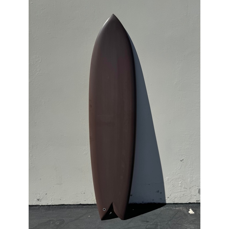 Deepest Reaches | 76″ Mega Fish Brown Surfboard