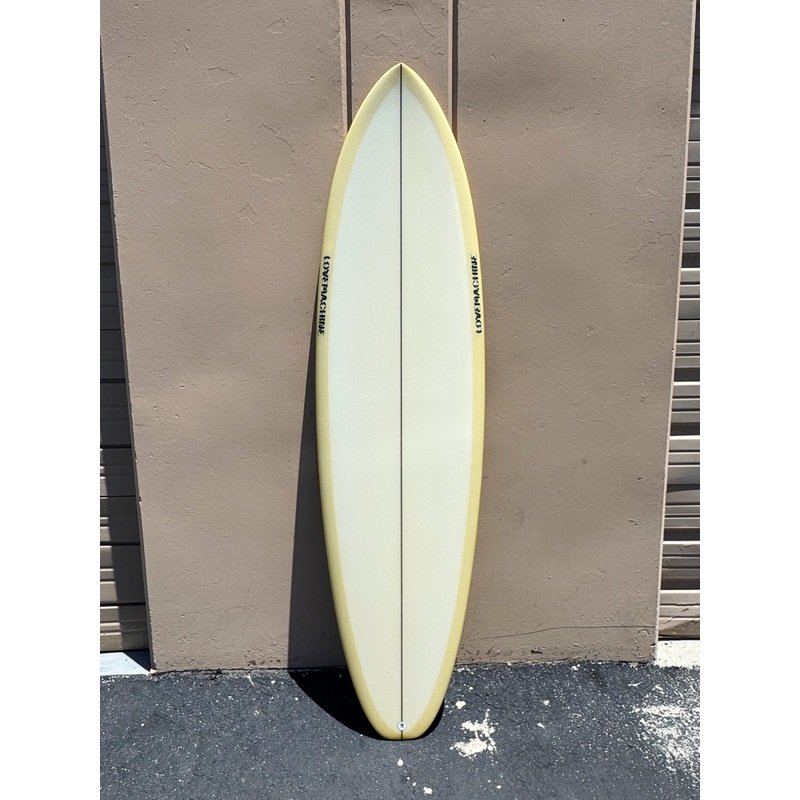Love Machine | 69 FM Old Board Yellow Surfboard