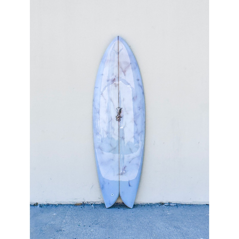 Nuevo Camino | 5’8 Escondido Keel Stone Wash Polish Surfboard