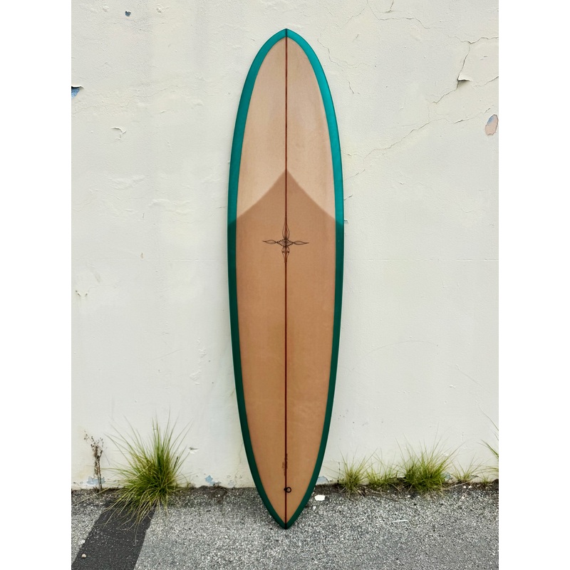 Ryan Burch | 74 Exti Zuria Green Brown Surfboard (USED)