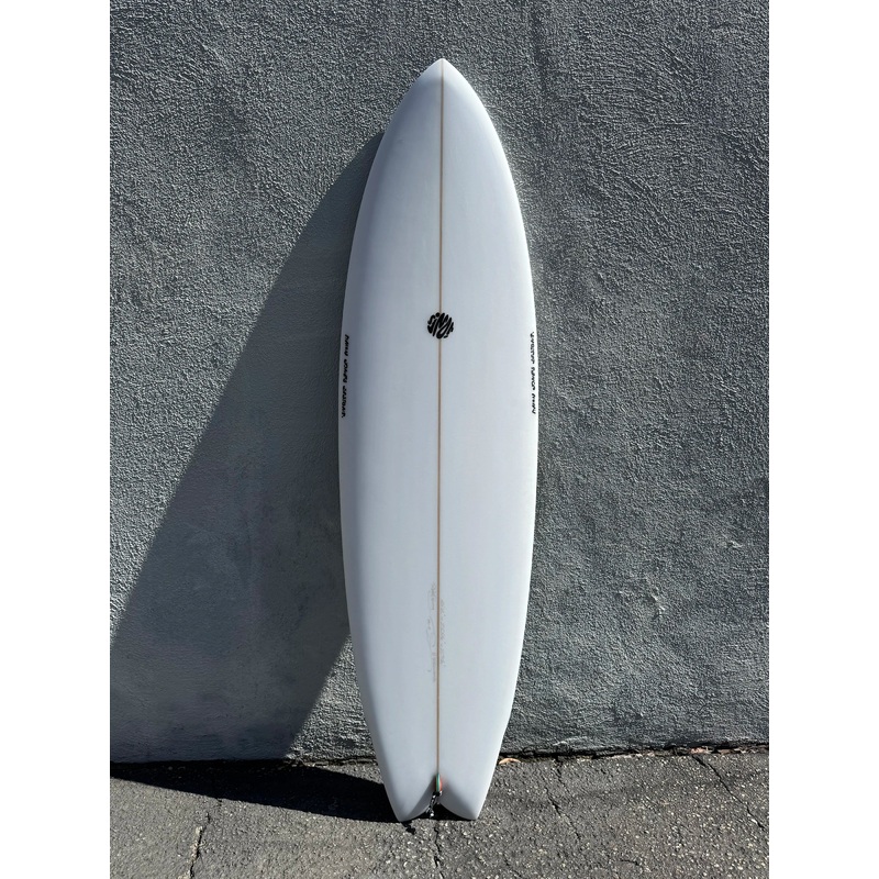 Simon Jones Designs | 62 Tracks Twinny Clear Surfboard