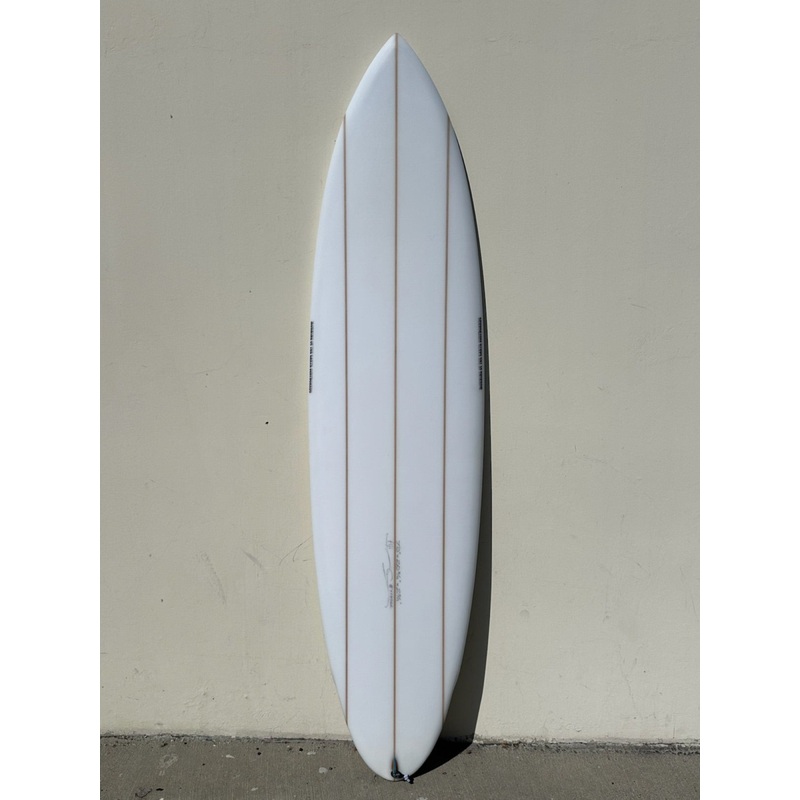 Simon Jones Designs | 70″ Fiji Triple Stringer Clear Surfboard