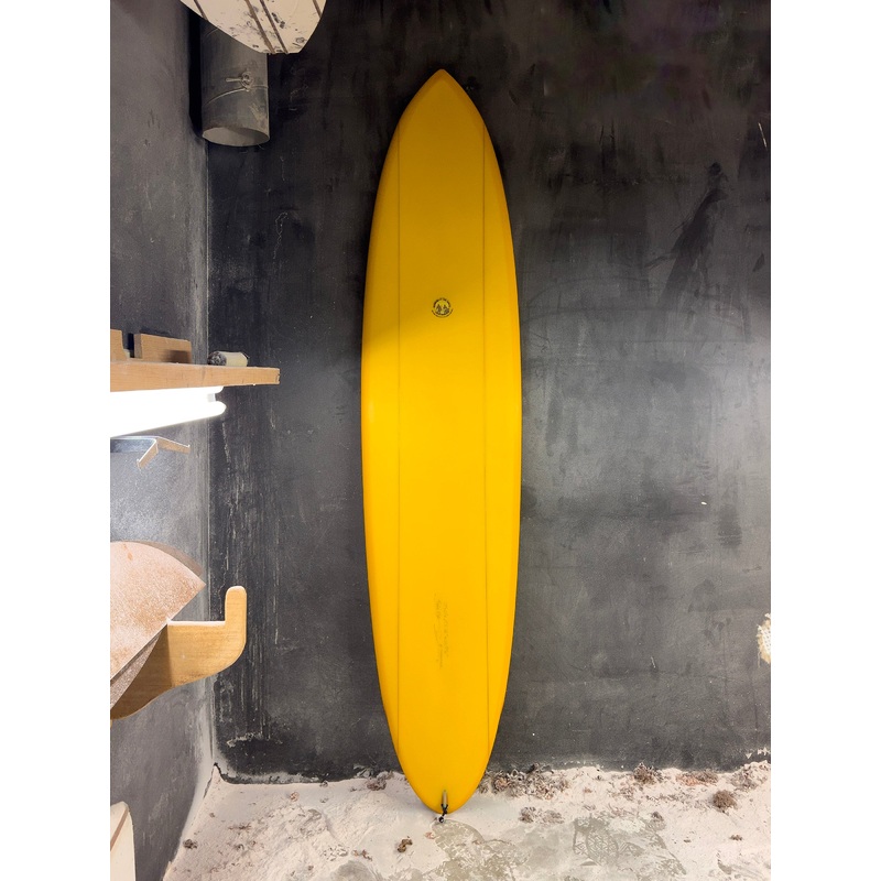 Simon Jones Designs | 710 Twin Pin Mustard Surfboard