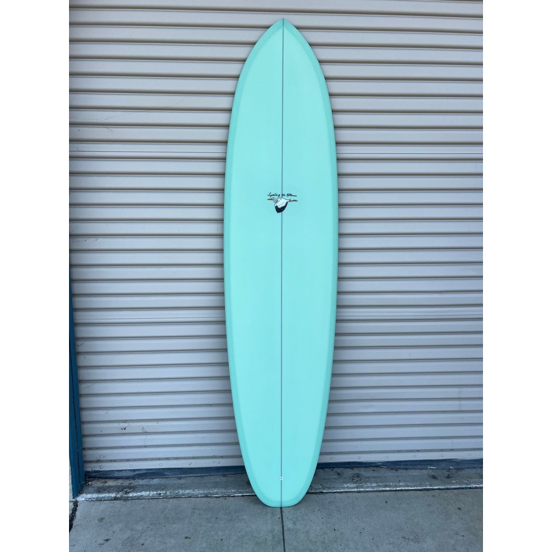 WESTON Surfboards //  7’6” Goodfoot //  Sweet Mint Surfboard