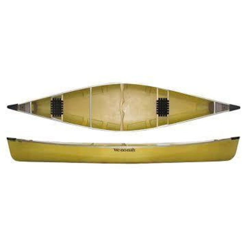 Wenonah Kingfisher 16′ Canoe – Black Alum Trim Ultra-Light With Kevlar